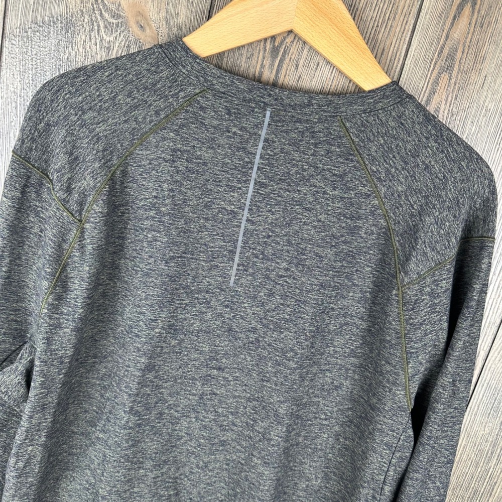 Lululemon Surge Warm Long Sleeve Crewneck Sweatshirt Green Size XL Athletic - Picture 5 of 7